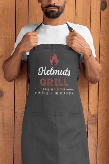 Grillschürze BBQ Meister mit Wunschnamen