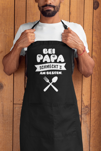 Grillschürze mit Coolen Sprüchen Oma Opa Mama Papa schmeckt´s am  Besten