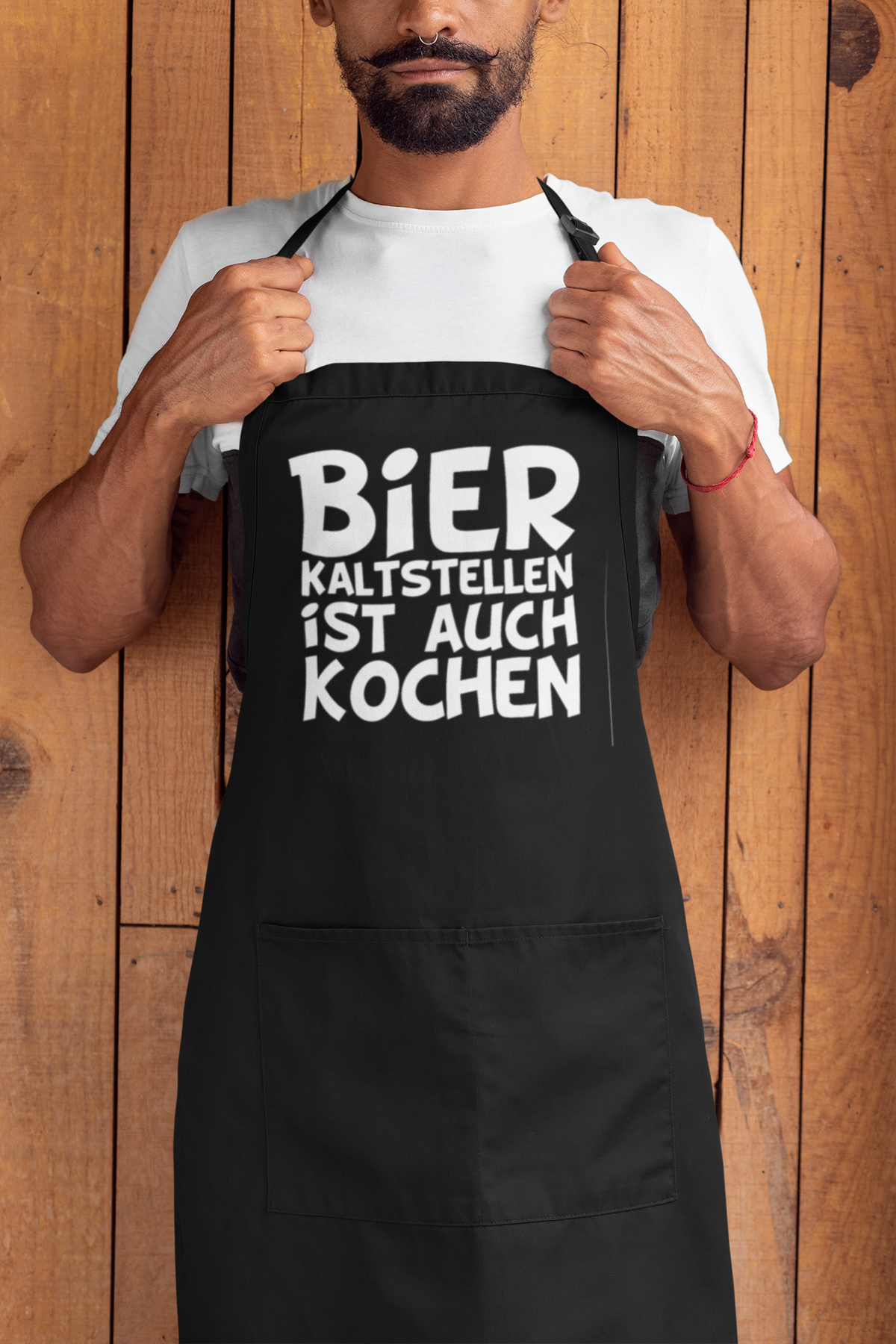 Kochschürze Bier Kaltstellen ist auch Kochen