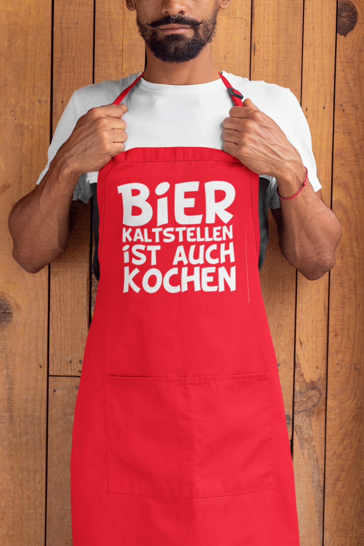 Kochschürze Bier Kaltstellen ist auch Kochen