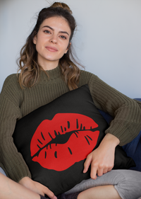 Lips Mund Kissenbezug