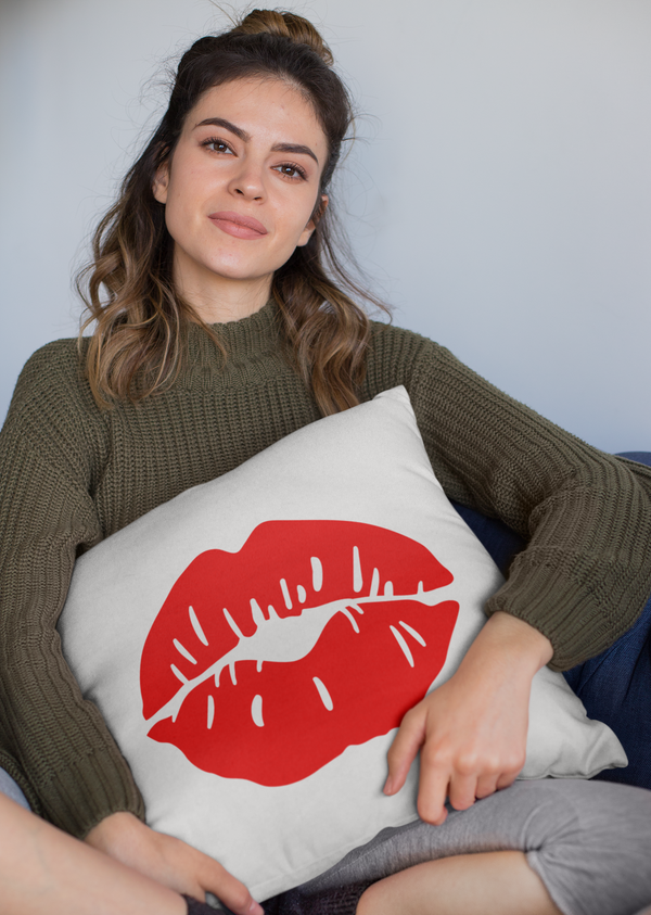 Lips Mund Kissenbezug