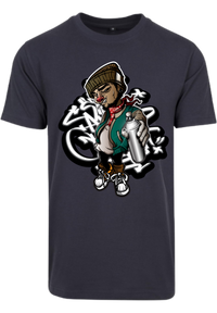 Herren T-Shirt mit Graffiti-Sprayer Aufdruck