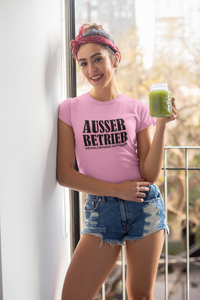 Frauen T-Shirt Ausser Betrieb
