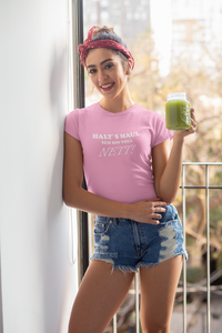 Frauen T-Shirt Halt´s Maul ich bin voll Nett