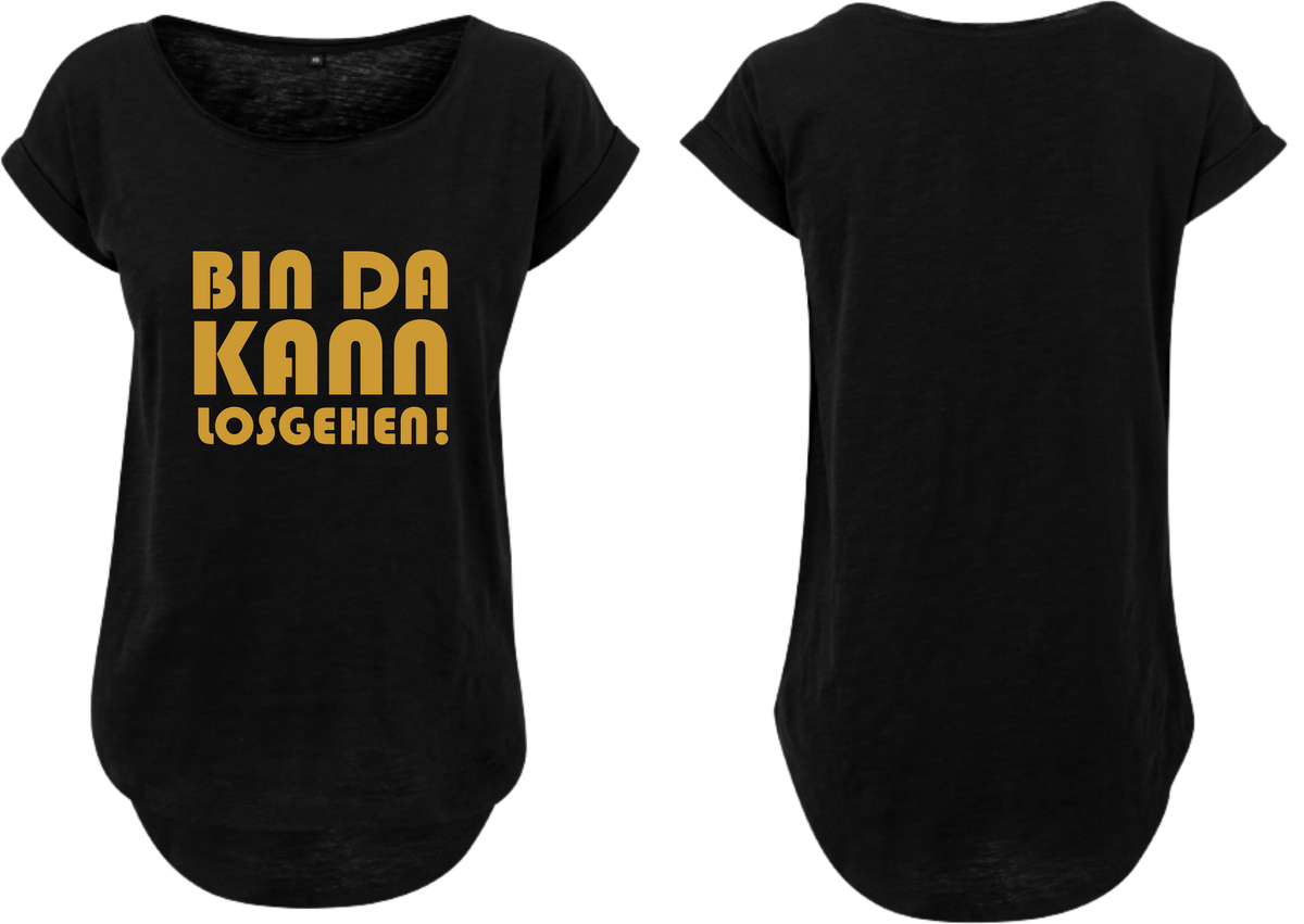 Frauen Long Shirt Bin da kann losgehen