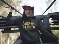 Frauen Hoodie Ausser betrieb