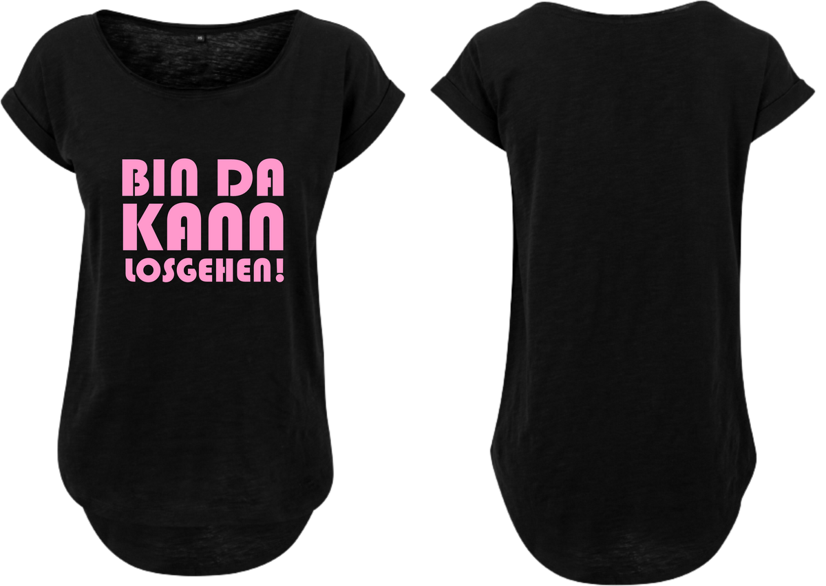 Frauen Long Shirt Bin da kann losgehen