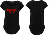 Frauen Long Shirt Bevor du fragst Nein!