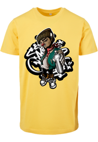 Herren T-Shirt mit Graffiti-Sprayer Aufdruck