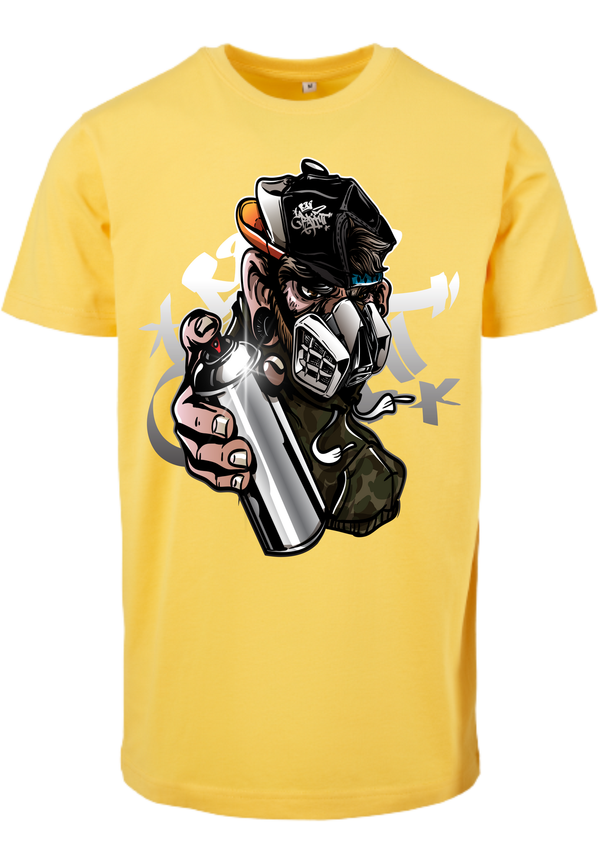 Herren T-Shirt mit beeindruckenden Graffiti-Sprayer Aufdruck