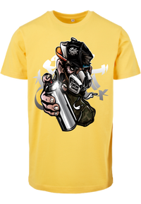 Herren T-Shirt mit beeindruckenden Graffiti-Sprayer Aufdruck