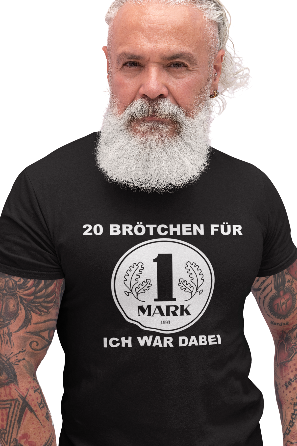 Herren T-Shirt 20 Brötchen für 1 Mark Ich war dabei