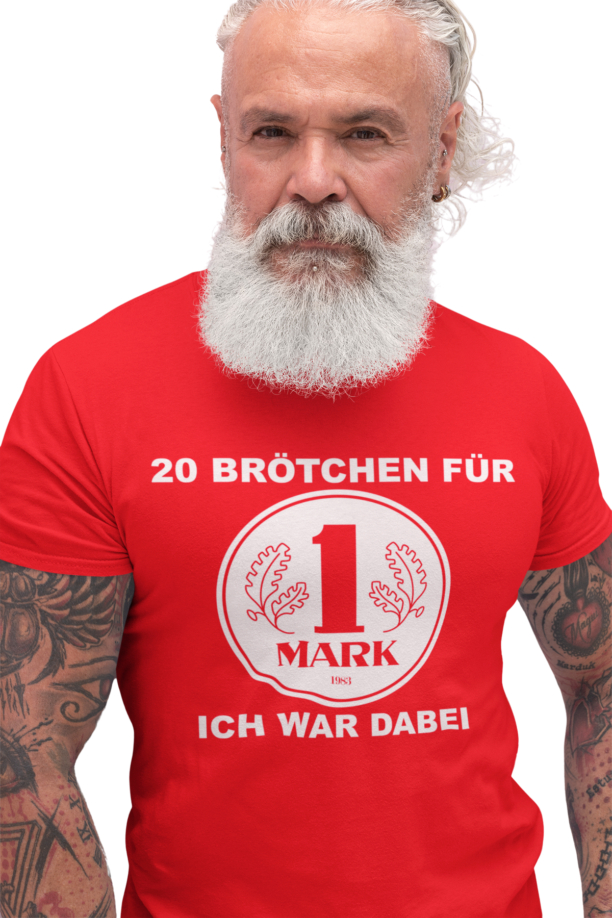 Herren T-Shirt 20 Brötchen für 1 Mark Ich war dabei