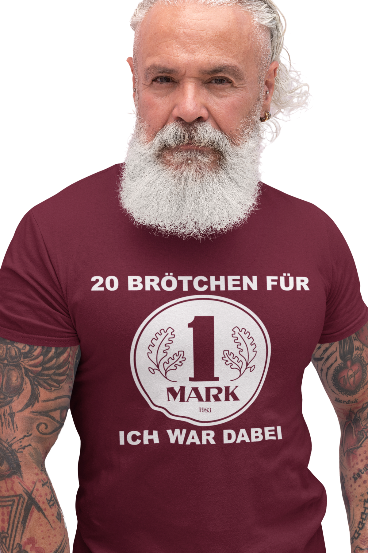 Herren T-Shirt 20 Brötchen für 1 Mark Ich war dabei