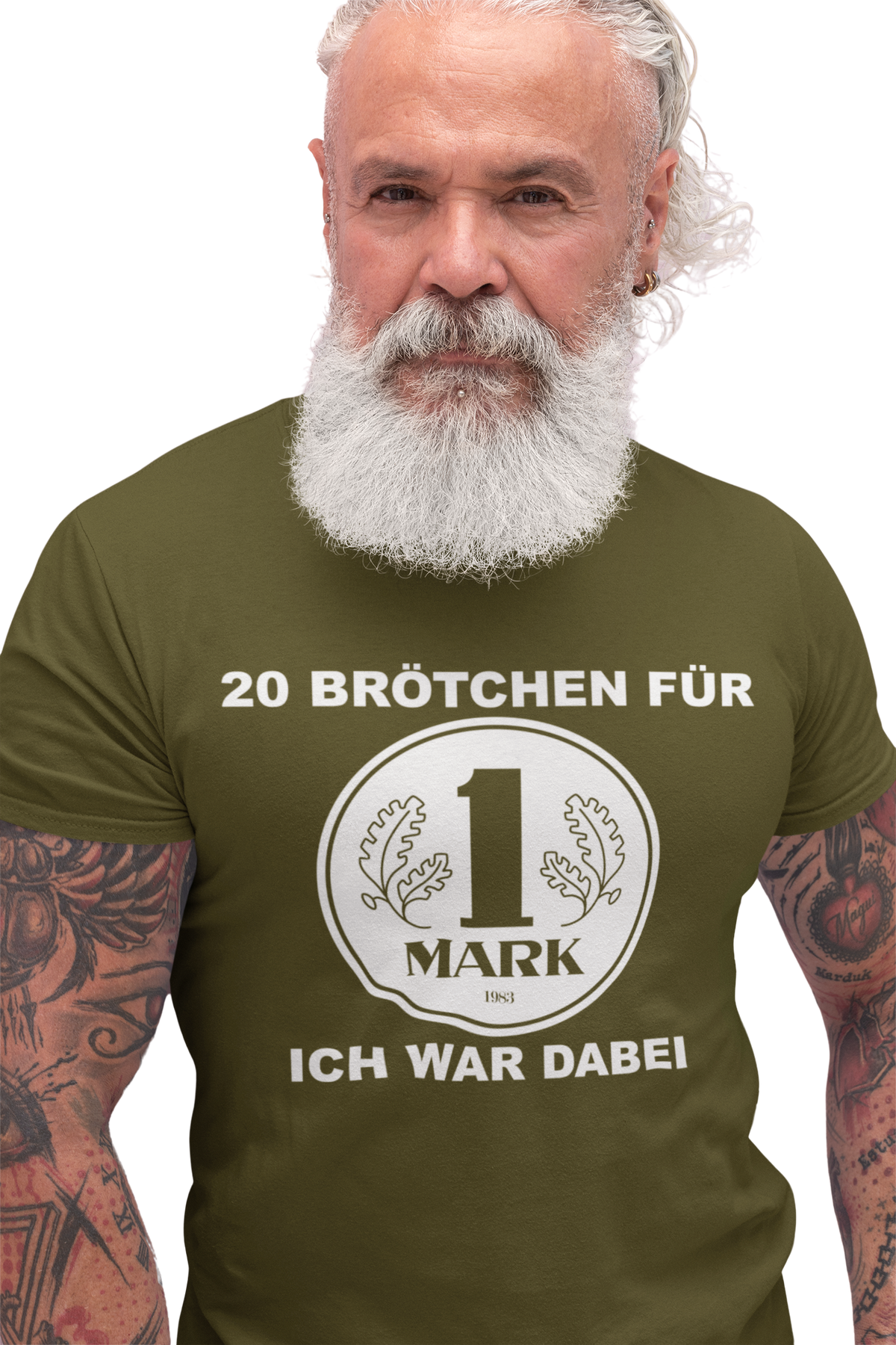 Herren T-Shirt 20 Brötchen für 1 Mark Ich war dabei