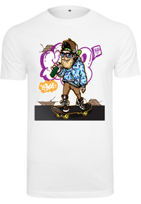 Herren T-Shirt mit lässigen Skateboardfahrer Aufdruck