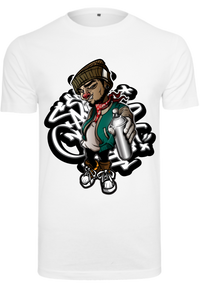 Herren T-Shirt mit Graffiti-Sprayer Aufdruck