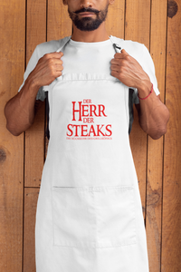 Grill-Schürze für Männer mit Spruch Der Herr der Steaks