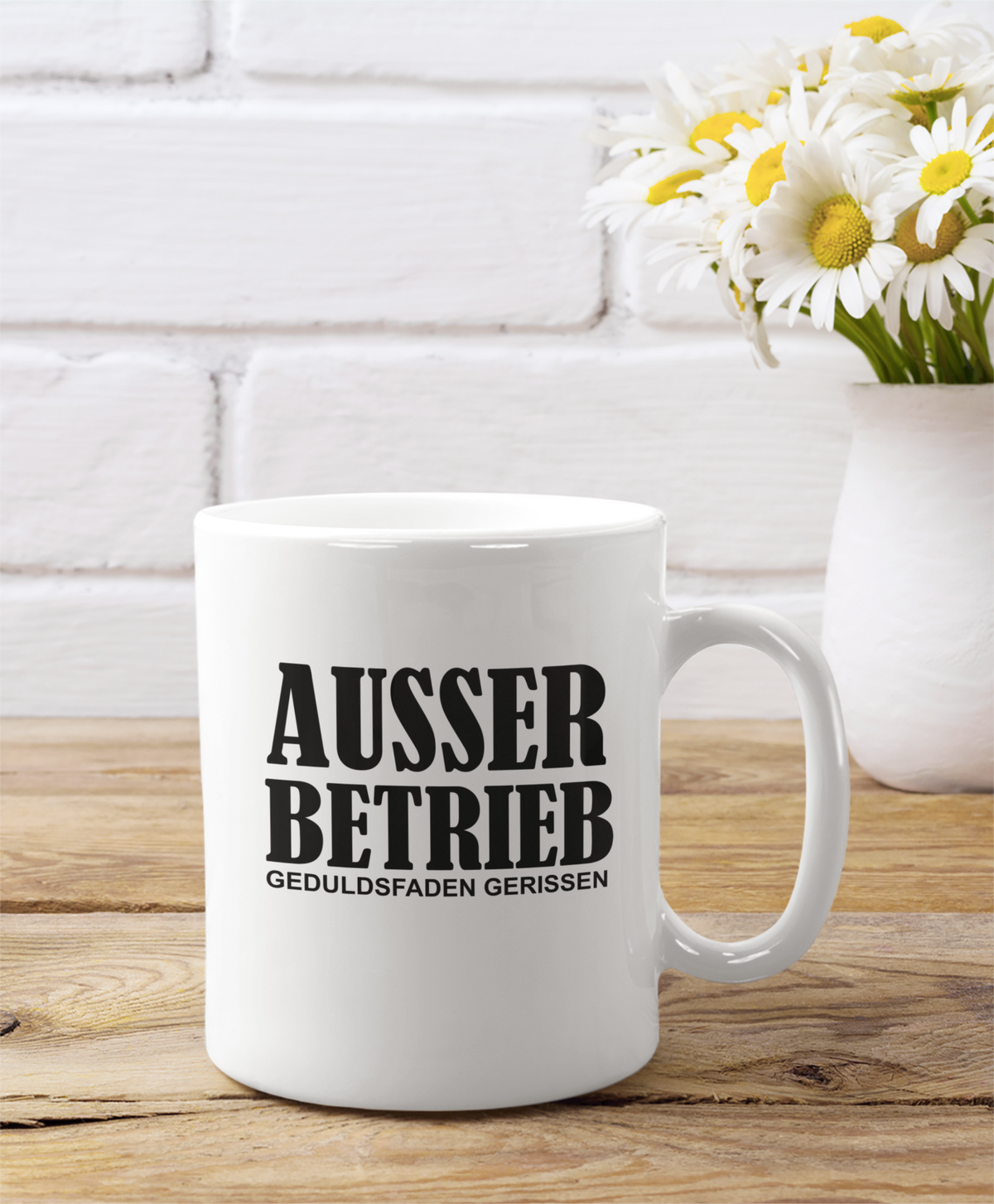 Tasse Ausser betrieb