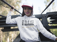 Frauen Hoodie Als Gott mich Schuf